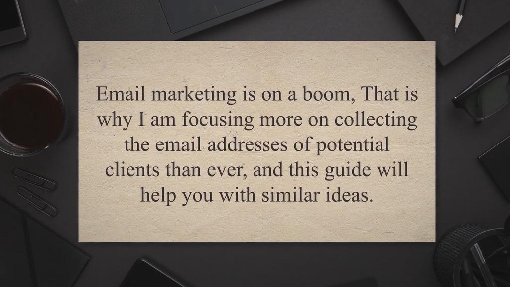 'Video thumbnail for 20 Ways To Collect Email Addresses For Email Marketing'