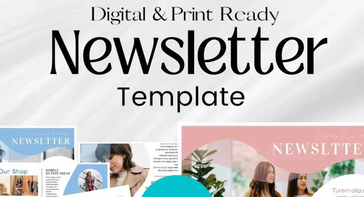 7 Canva Newsletter Template Fashion