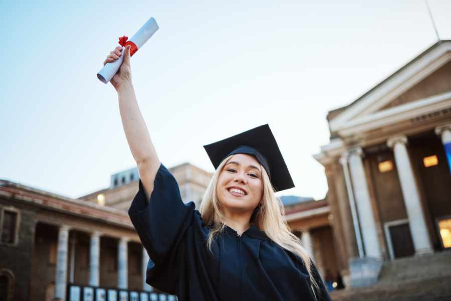 education graduation and portrait of woman at uni 2023 01 21 02 16 46 utc 1